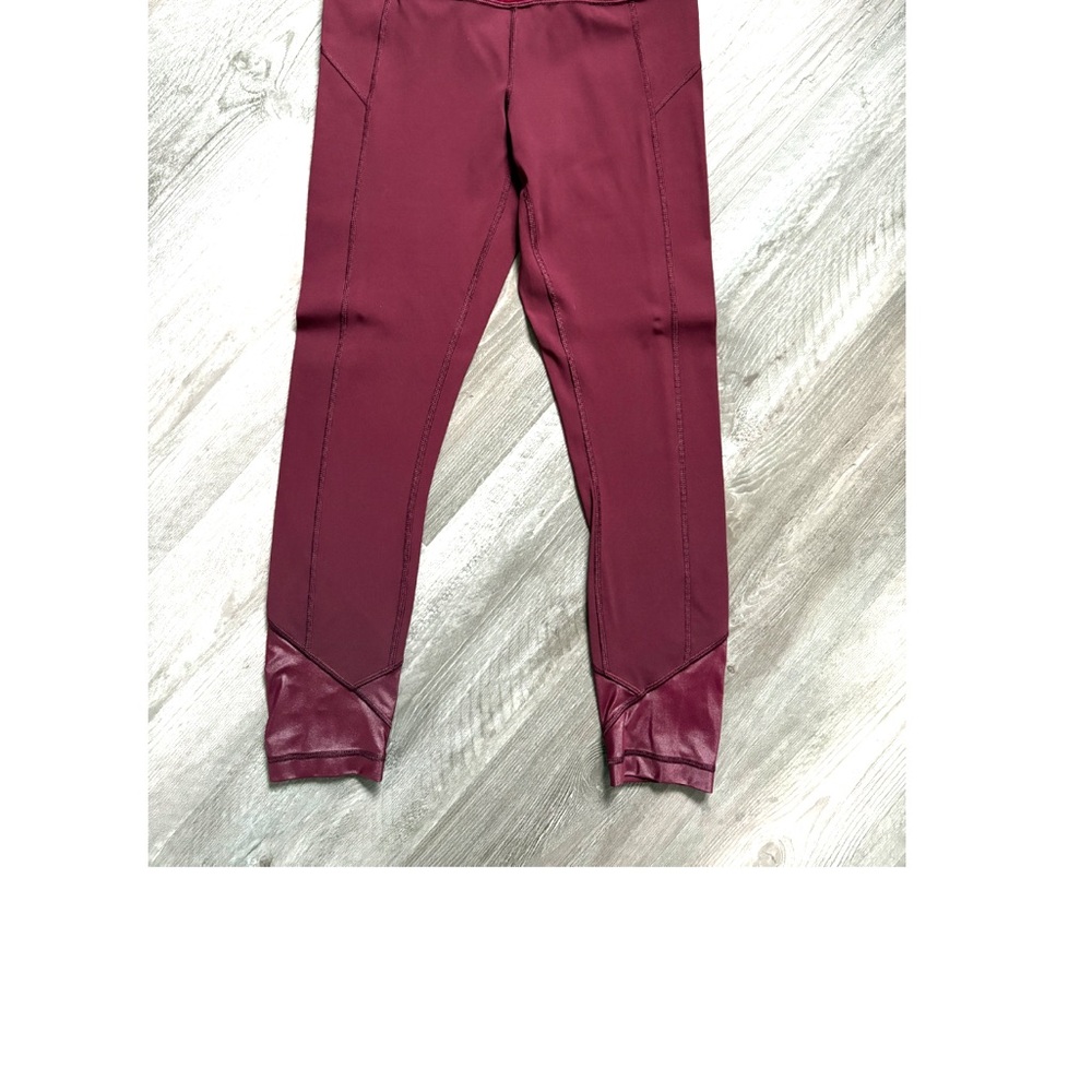 Lululemon Burgundy Leggings